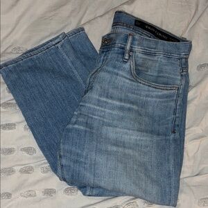 Armani Exchange Men's Light Blue Straight Leg Jeans J16 32